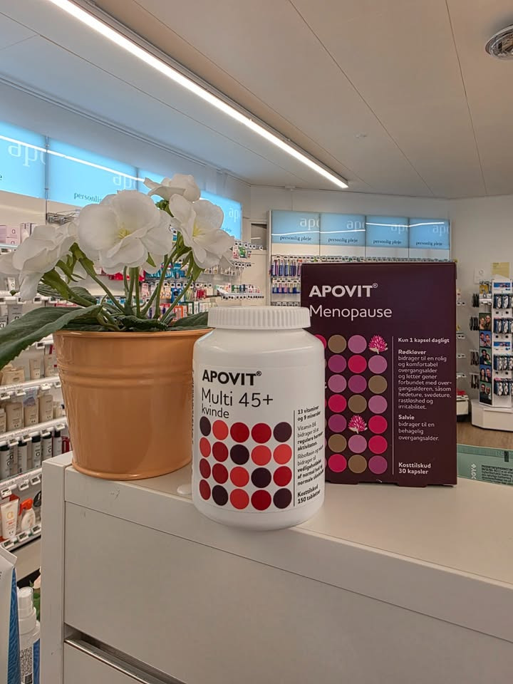 Herning Løve Apotek anbefaler Apovit Menopause til en roligere overgangsalder