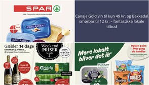 Canaja Gold vin til kun 49 kr. og Bakkedal smørbar til 12 kr. – fantastiske lokale tilbud