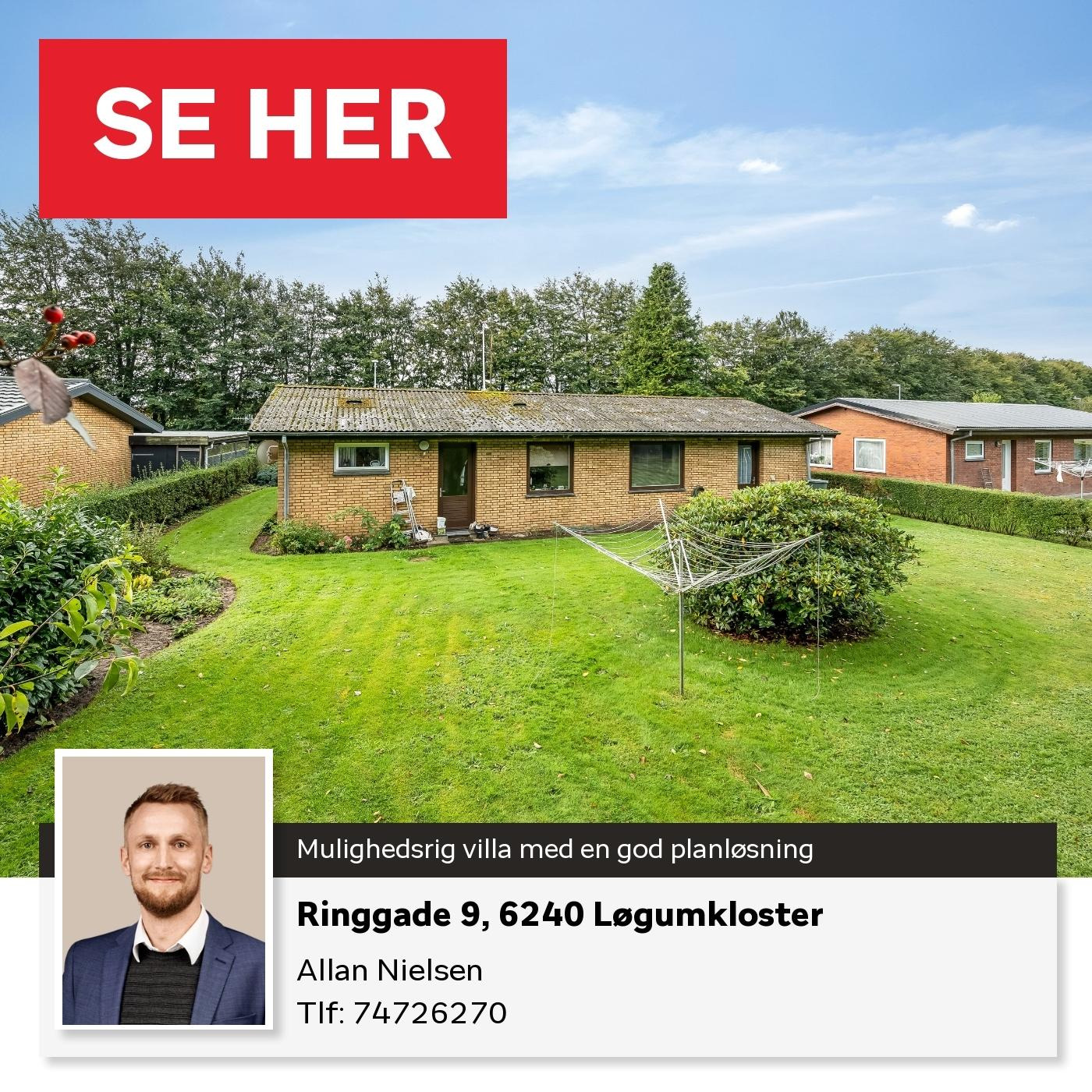 Home Tønder præsenterer mulighedsrig villa i Løgumkloster