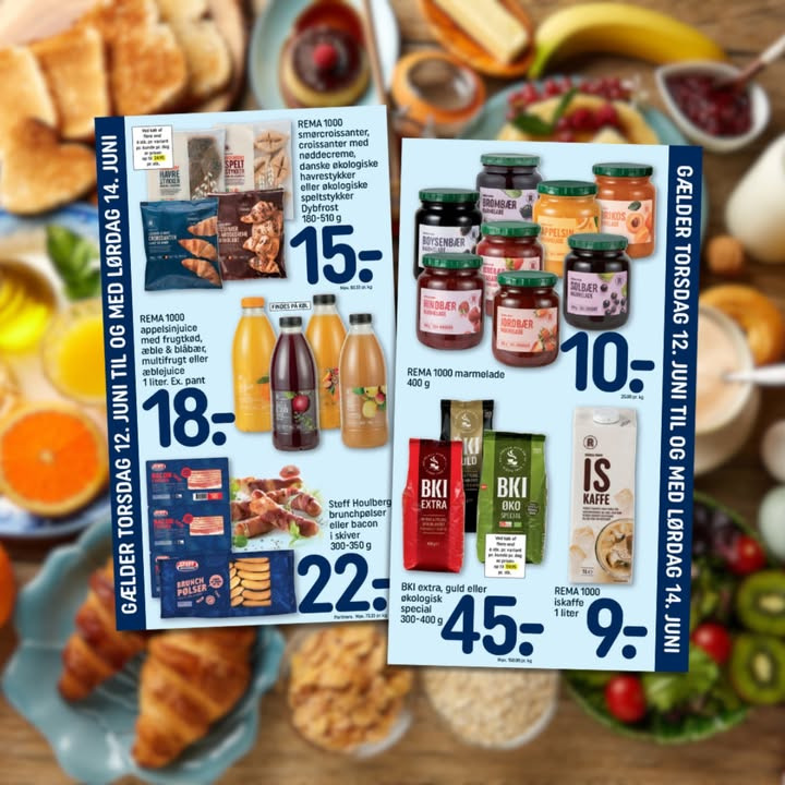 REMA 1000 Gødvad V/Peder Haarup inviterer til sommerbrunch-inspiration