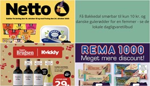 Få Bakkedal smørbar til kun 10 kr. og danske gulerødder for en femmer - se de lokale dagligvaretilbud
