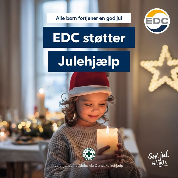 EDC Hurup Thy støtter Dansk Folkehjælps julehjælp for fjerde gang