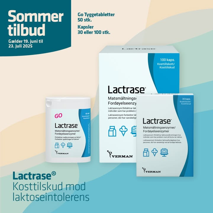 Ikast Apotek fremhæver løsning til laktoseintolerans med Lactrase enzymer