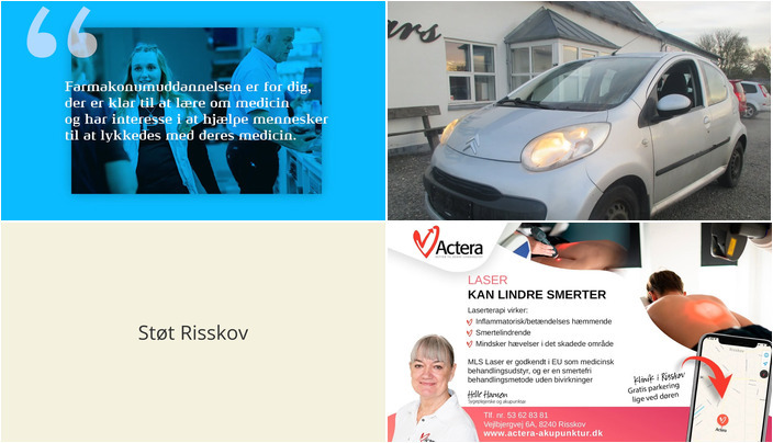 Nyt fra Oscar Biludlejning, ACTERA Klinik Aarhus v/ Helle Hansen og Vejlby Apotek