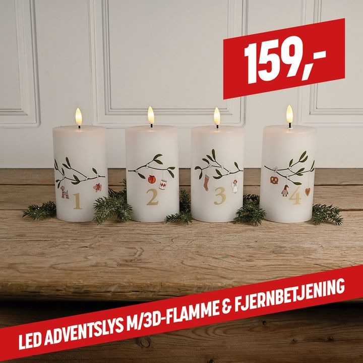 LED julelys hos XL Byg Tømmergaarden Hals: Skab stemning og forbedre indeklimaet før julen 2024