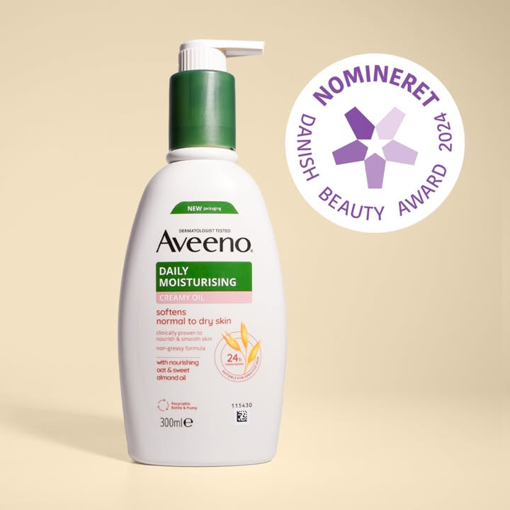 Ikast Apotek anbefaler Aveeno cremeolie til vintertør hud uden fedtet fornemmelse