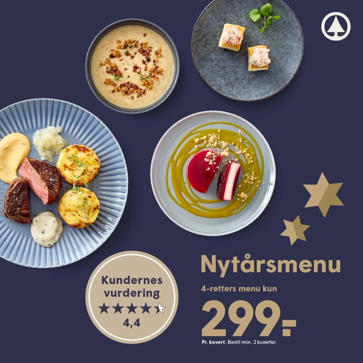 Spar Nørrebro Hjørring tilbyder stressfri nytår med festlig menu til afhentning