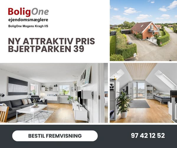 BoligOne Mogens Kragh I/S sænker prisen på villa i Vinderup med 100.000 kr.