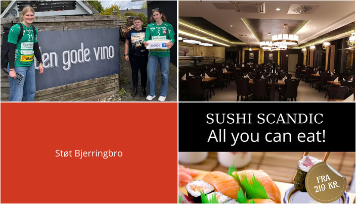 Nyt fra Den Kinesiske Mur, Sushi Scandic, Lahvino Wine & Spirits og 1 anden