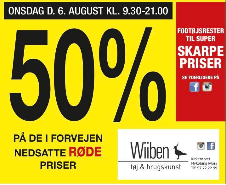 Wiiben annoncerer udsalgsslutspurt med vilde tilbud