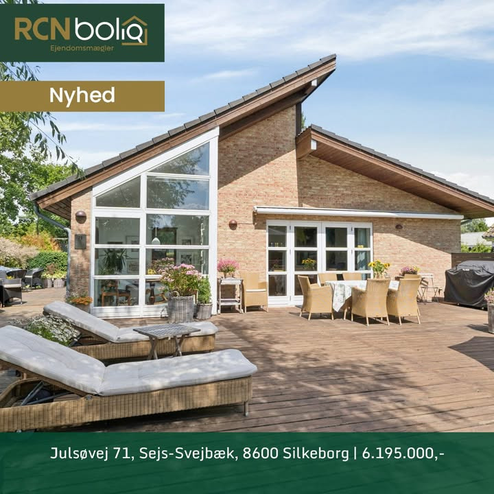 RCN Bolig Silkeborg præsenterer ny arkitekttegnet villa i Sejs-Svejbæk