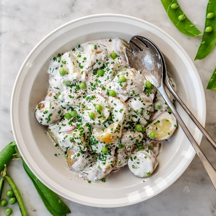 Meny Als præsenterer cremet kartoffelsalat med økologiske kartofler