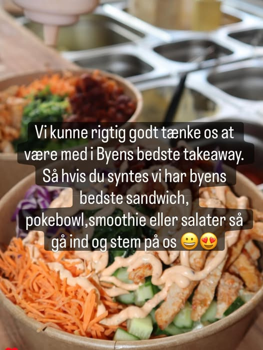 Fitnessmentor Klub opfordrer til at stemme på Hos Emma i konkurrence om byens bedste takeaway 2026