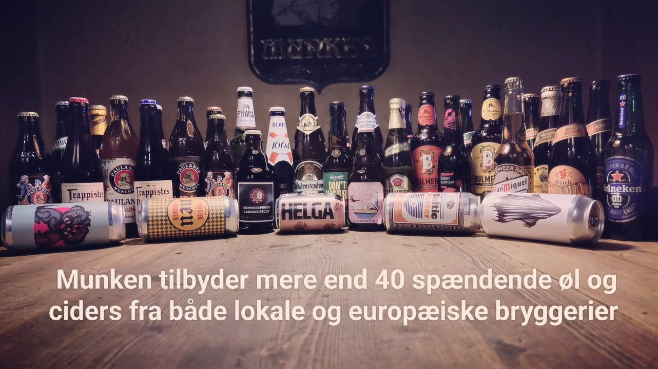 Munken Aalborg Vestby ApS inviterer til oplevelser med øl, cider og brætspil