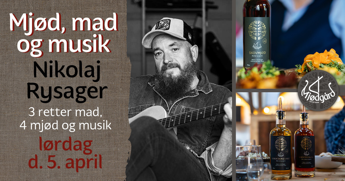 Oplev en aften med mjød, mad og musik i Mjødgård
