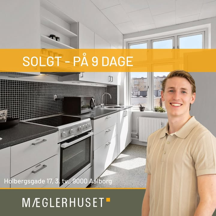 Mæglerhuset Aalborg sælger lejlighed på rekordtid efter overtagelse fra anden mægler