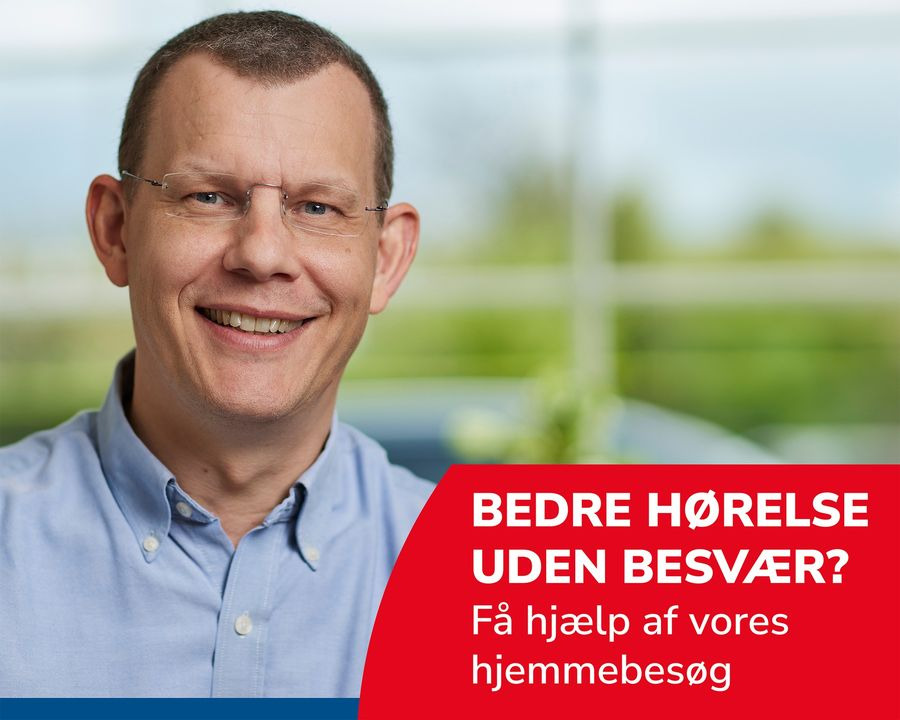 Jacobs Hørecenter tilbyder gratis og uforpligtende hjemmebesøg for bedre hørelse