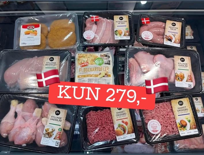 Hurtigt salg af uafhentede kødpakker hos SPAR Valsgård