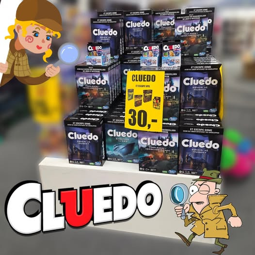 KiDS Coolshop præsenterer Cluedo i escape room stil til kun 30,-