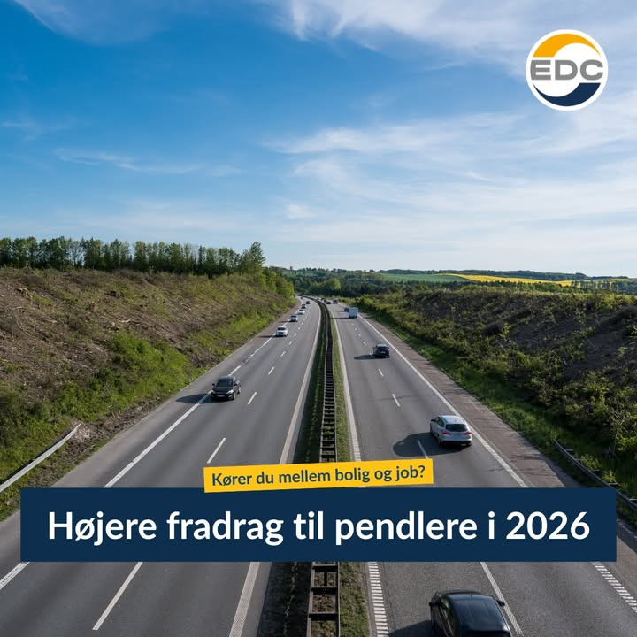 EDC Hurup Thy informerer om forhøjelse af kørselsfradrag i 2026