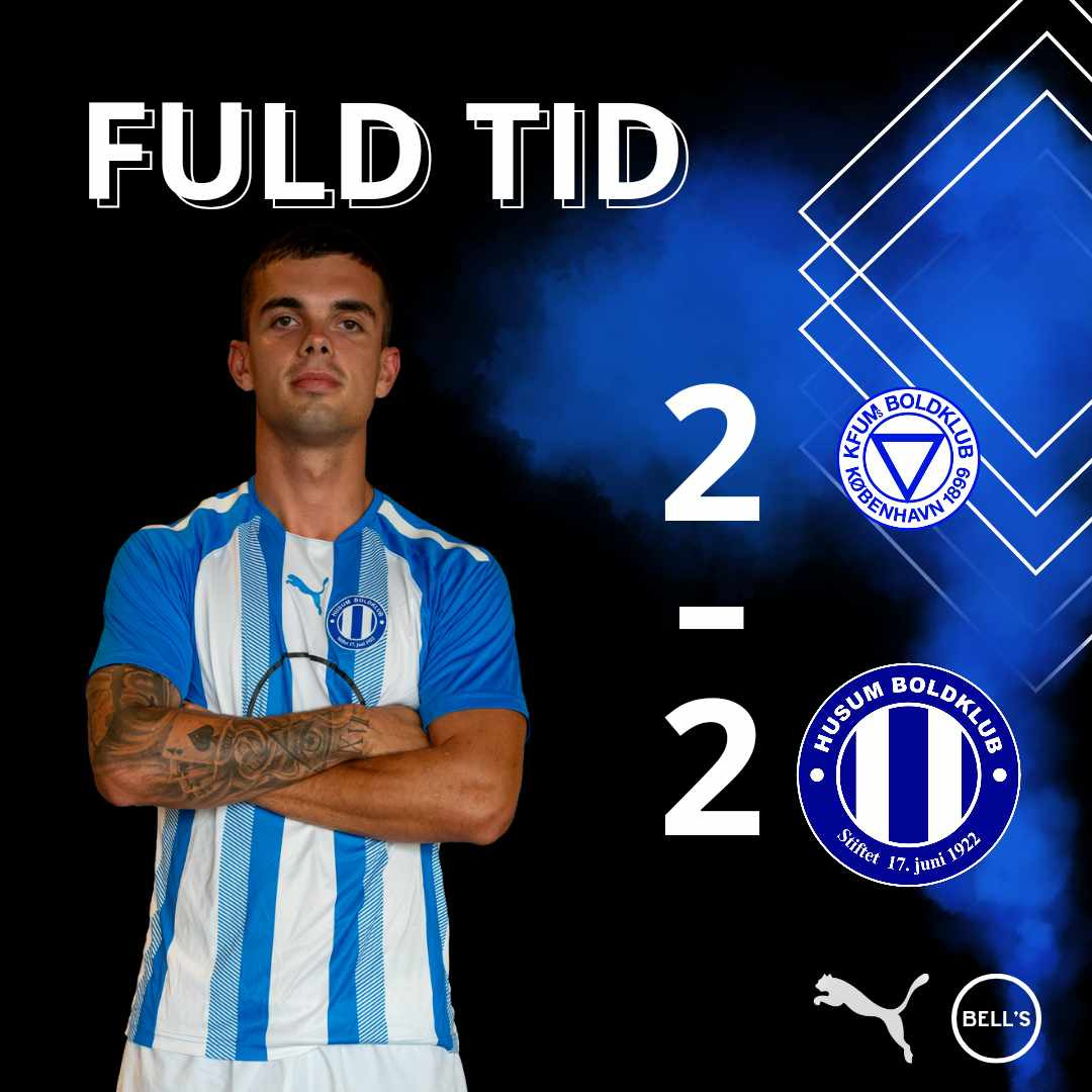 Husum sikrer værdifuldt point på udebane mod KFUM