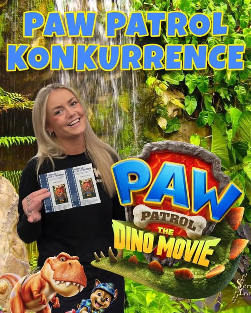 KiDS Coolshop udlodder 2 biografbilletter til den nye Paw Patrol Dino film
