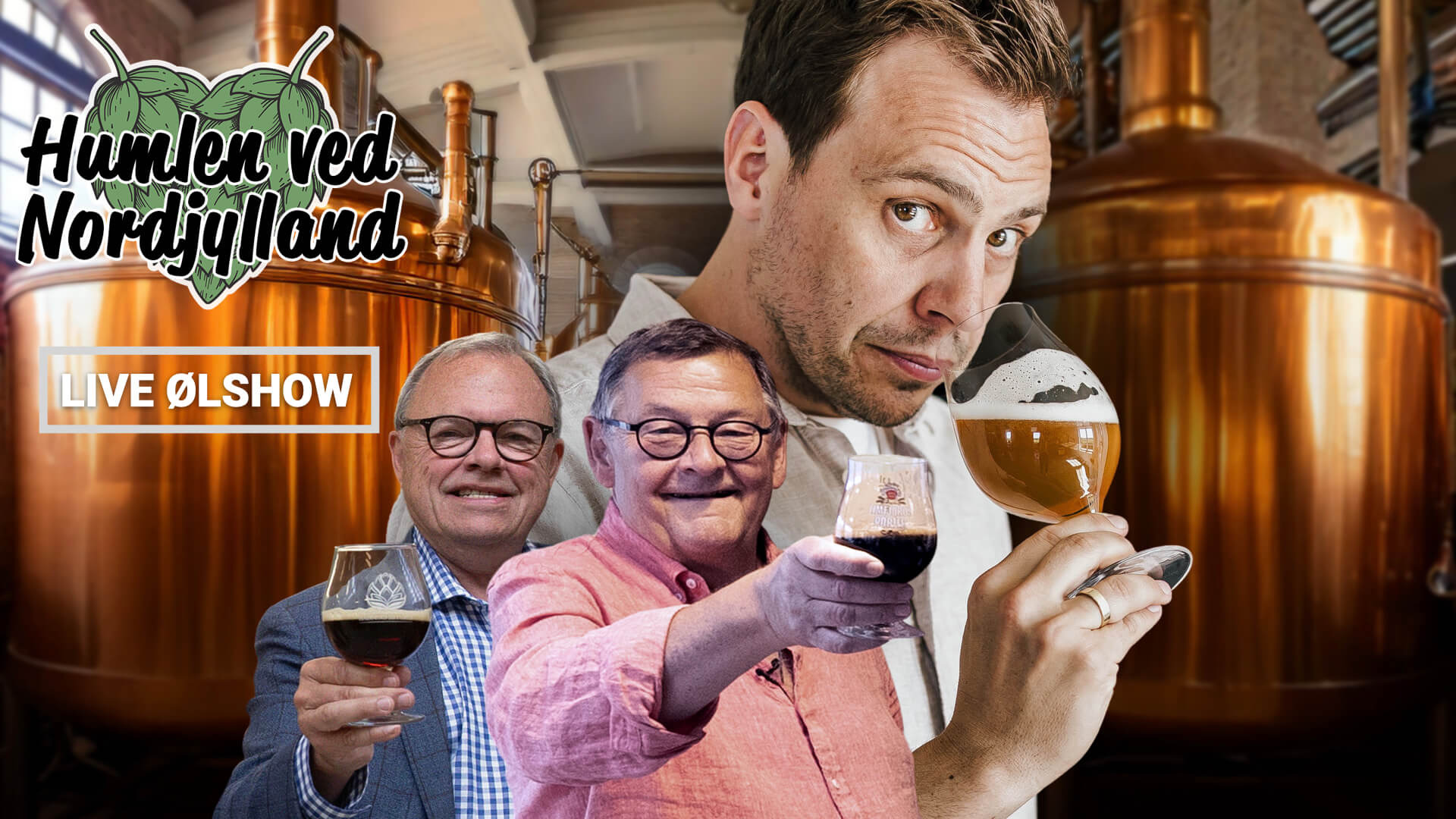 Unikt live ølshow med Mundelin, Kissmeyer & Berthelsen i Blokhus