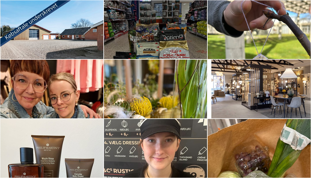 Nyt fra MIN KØBMAND I ASP, Kylling & Co Holstebro, Florist Pernille DB og 9 andre