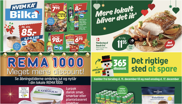 Flæskesteg til kun 8,95 kr. pr. ½ kg og Lurpak smør til 7,95 kr. - se ugens lokale tilbud