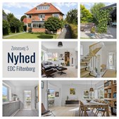 Edc Filtenborg: Flot arkitekttegnet murermestervilla med udsigt over byen til salg