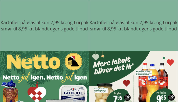 Kartofler på glas til kun 7,95 kr. og Lurpak smør til 8,95 kr. blandt ugens gode tilbud