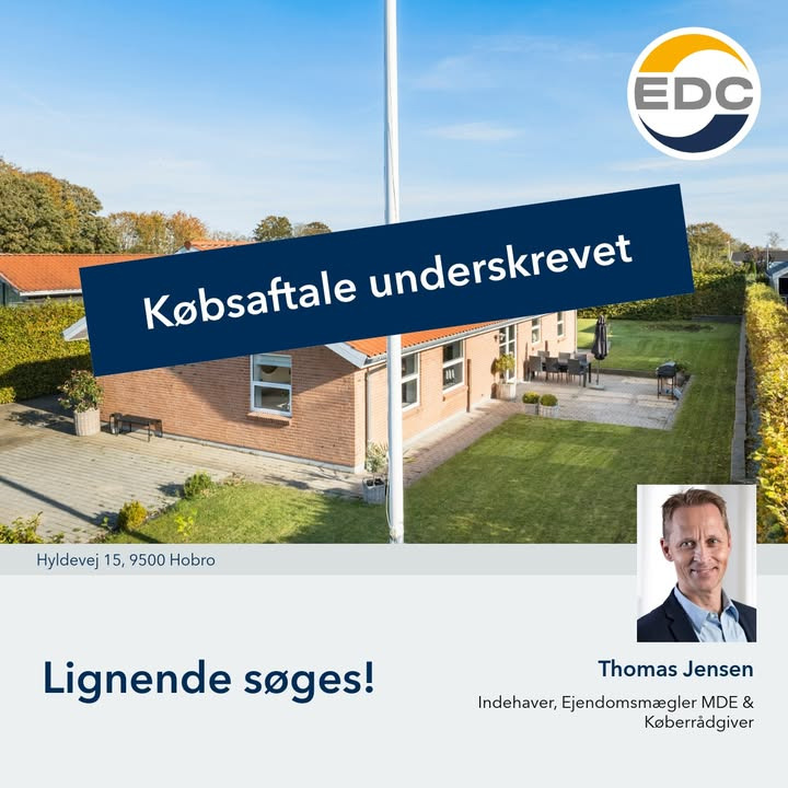 EDC Søren Jensen melder om høj aktivitet på villamarkedet i Hørby Skoleby