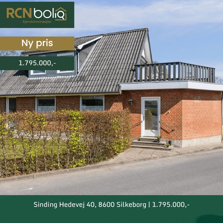 RCNBolig Silkeborg justerer prisen på historisk ejendom i Silkeborg