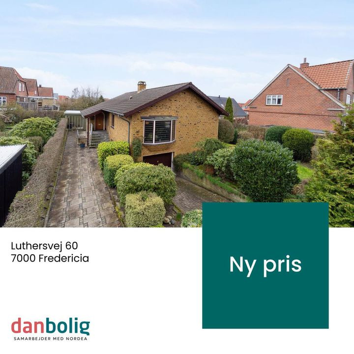 Danbolig Fredericia sænker prisen på villa på Luthersvej 60