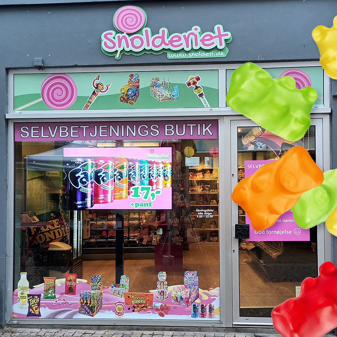 Snolderiet gør nu slik-indkøbet endnu nemmere med Snolderkortet! 🍭