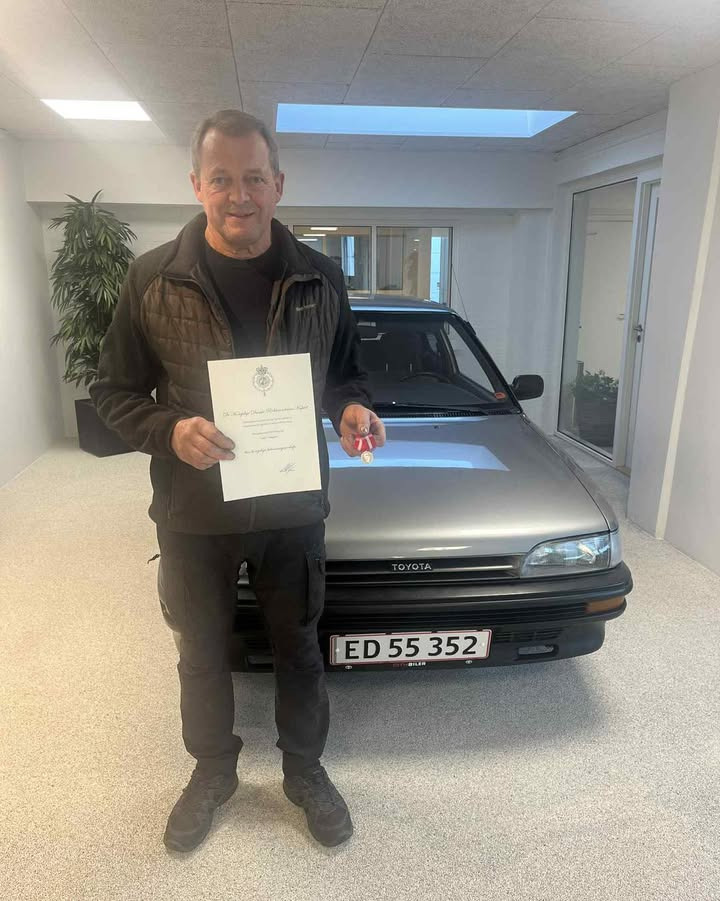 MTH Biler fejrer mekaniker Torben Dalgaards 50 års jubilæum hos Toyota på Mors