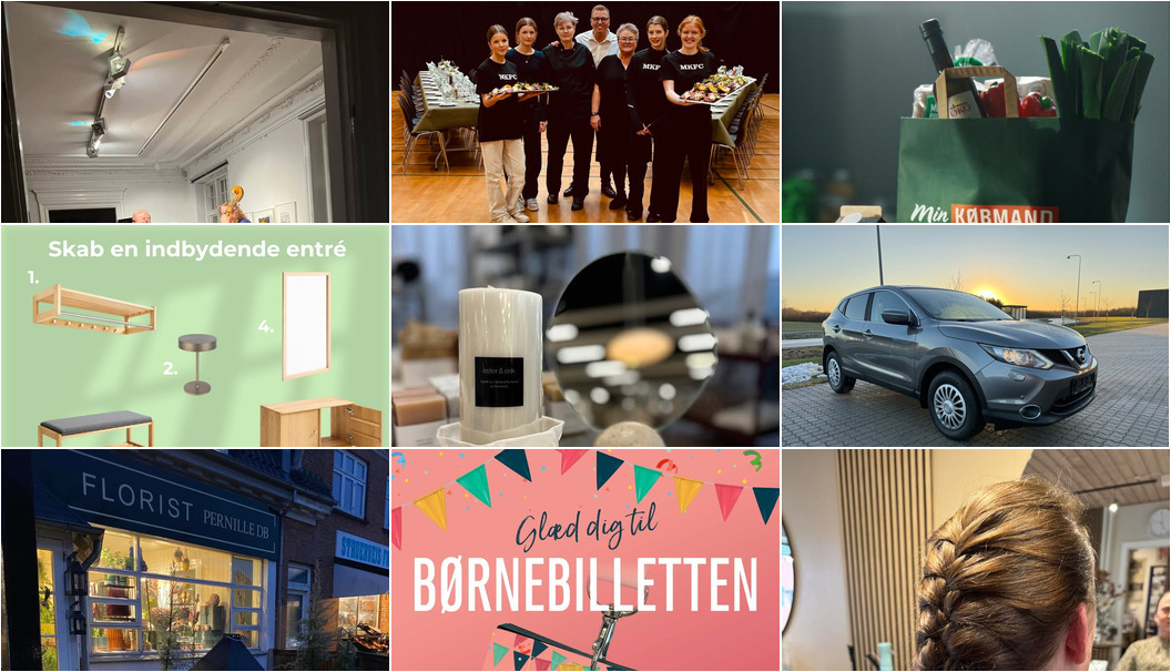 Nyt fra P.C. BILER ApS, Livingshop Holstebro, Mejrup Kultur- og Fritidscenter og 8 andre