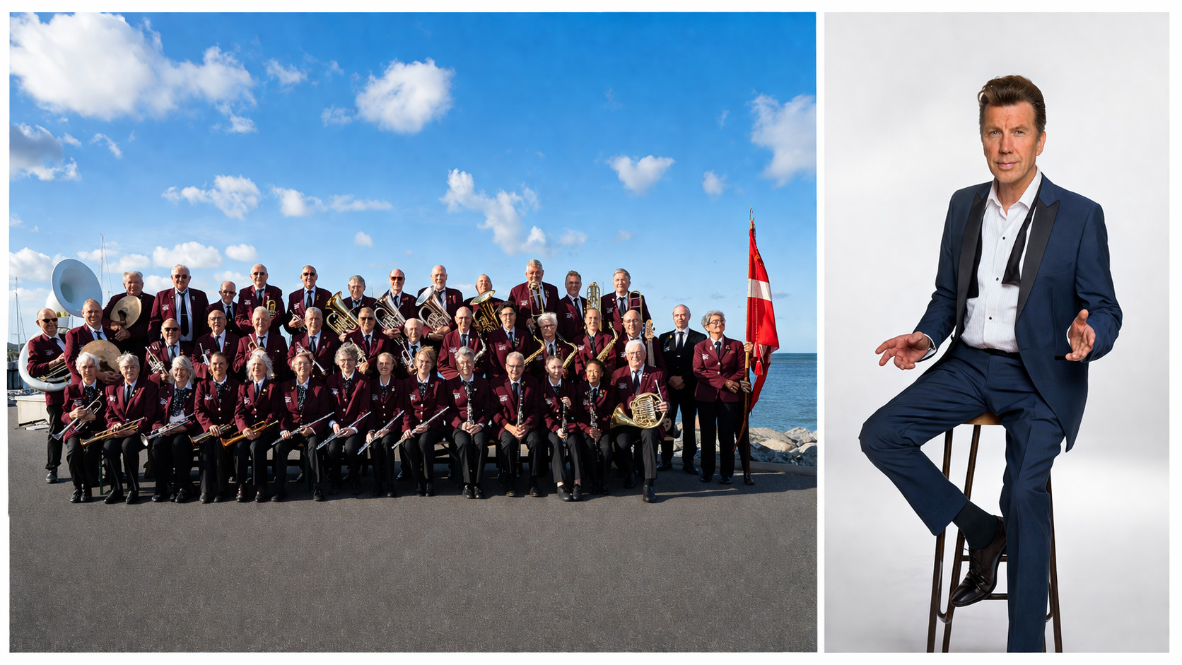 Musikkorps Sæby spiller koncert med Jesper Lohmann