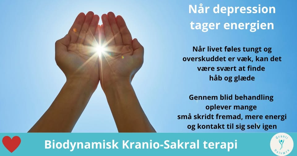 Granli Velvære tilbyder biodynamisk kranio-sakral terapi, når livet føles tungt