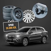 Henrik Christensen - Fredericia: Spar 20.000 kr. på ny Suzuki S-Cross med anhængertræk og vinterhjul