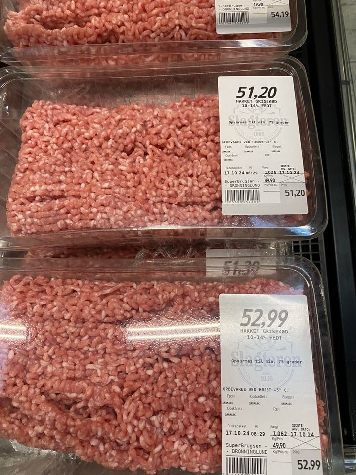 SuperBrugsen Dronninglund fejrer fars dag med tilbud på svinefars til 49,90 kr. pr. kilo