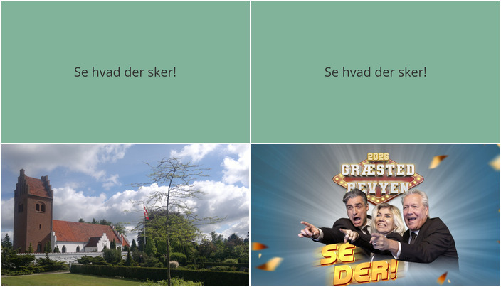 Oplev Græsted denne weekend: Musikalsk inspiration og revy