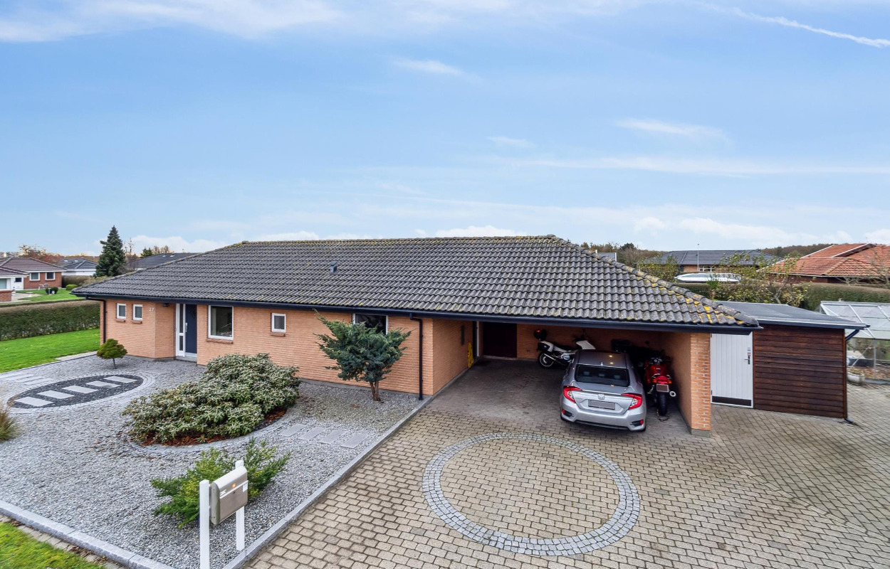 Velindrettet etplansvilla i Fredericia: Kobbelgårdsvej 27