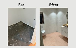 Forny dit hjem med Malermester Kim Risborg Jeppesens microcement-løsninger og andet malerarbejde