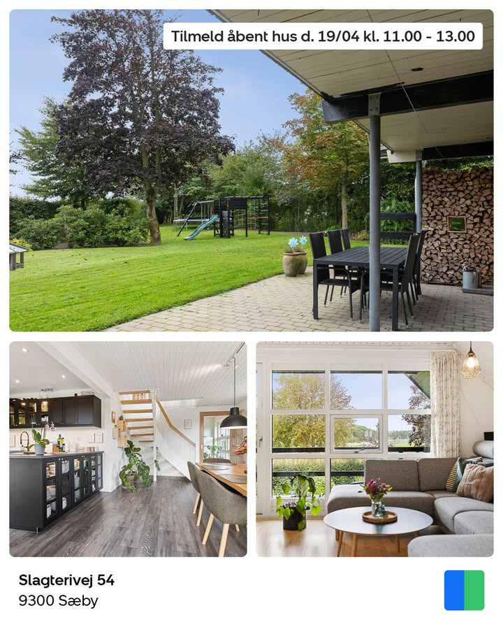Åbent hus med tilmelding på Slagterivej 54 hos Nybolig Sæby A/S
