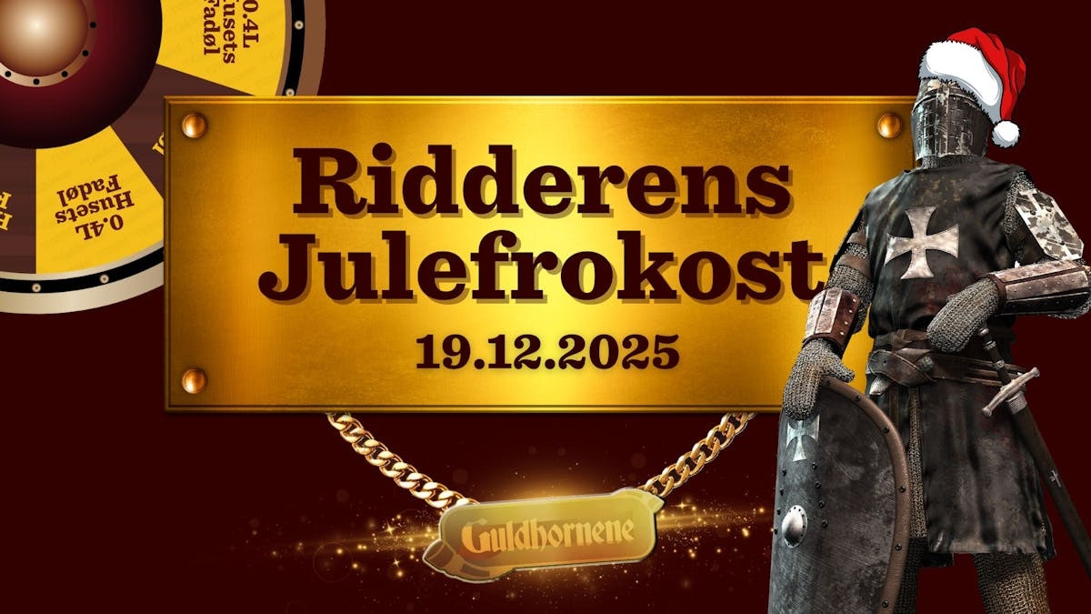 Ridderen inviterer til festlig julefrokost i Aalborg