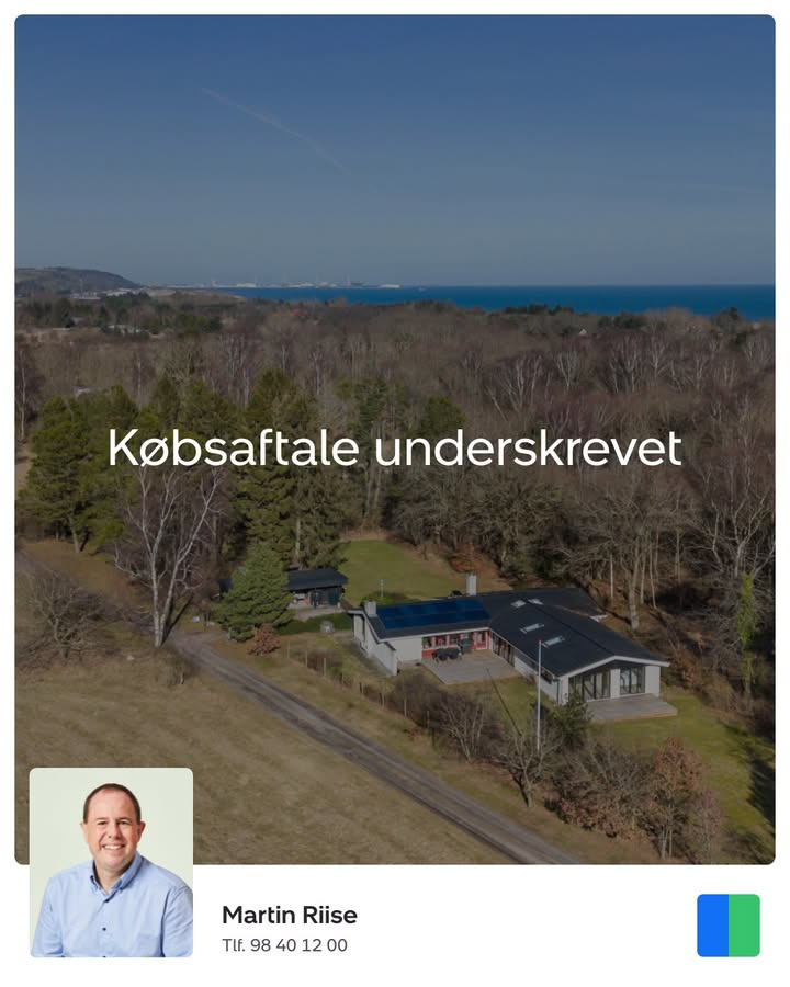 Nybolig Sæby A/S melder købsaftalen underskrevet på villaen på Slåenvej 10