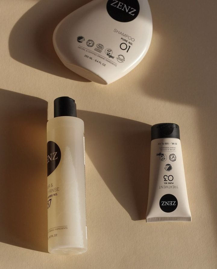 Zenz fremhæver deres naturlige ingredienser til hårpleje