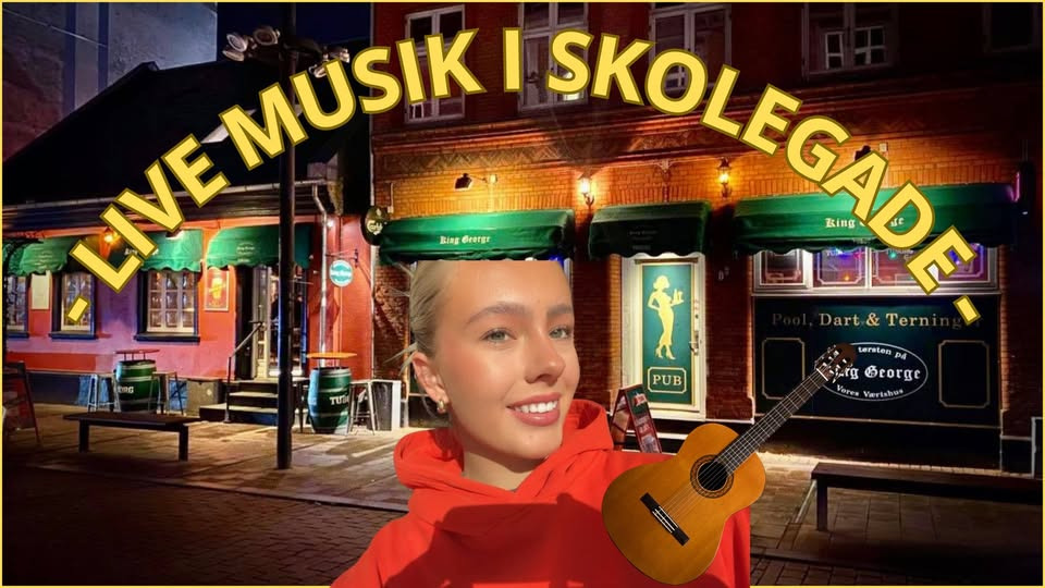 Musik i Skolegade med Freya Vang m/u Kess