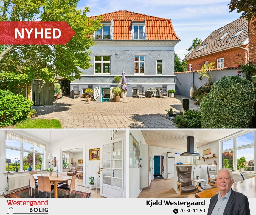 Villa med karakter og sjæl nær centrum fra WESTERGAARD BOLIG